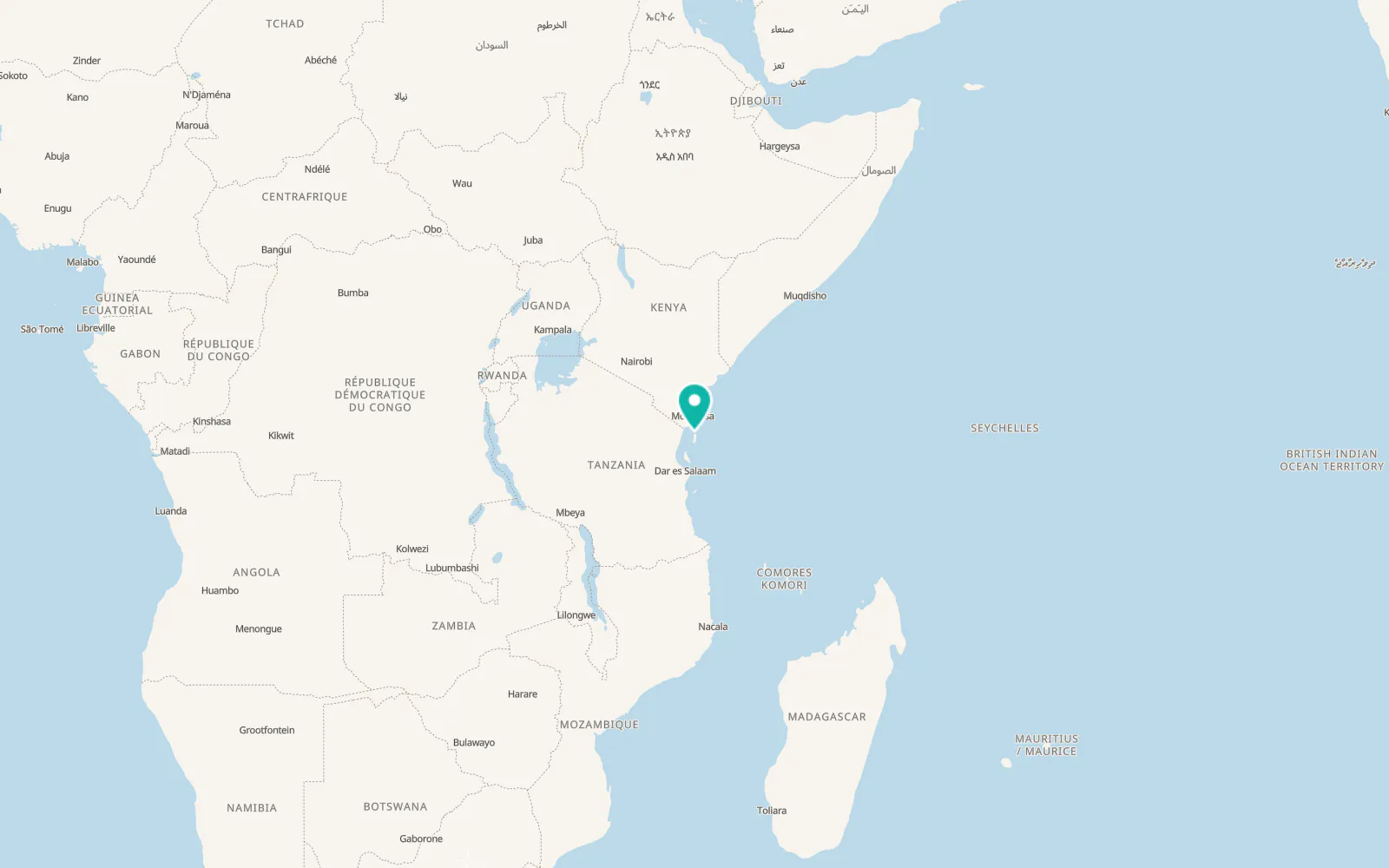Map of Konde