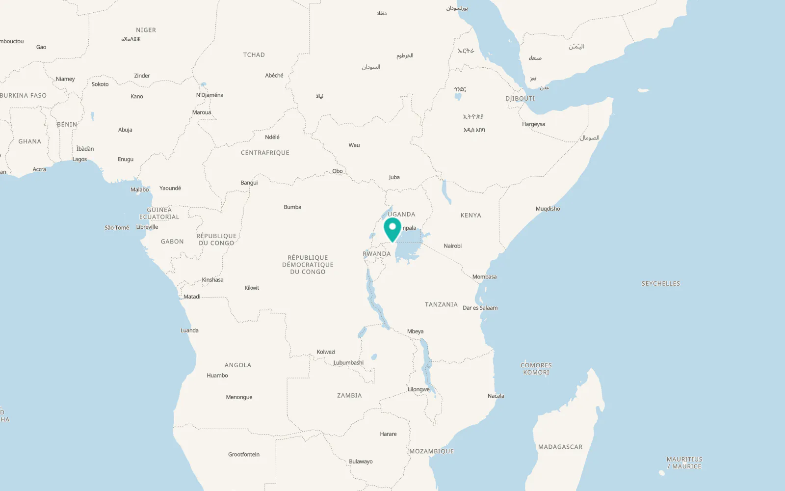Map of Kyaka