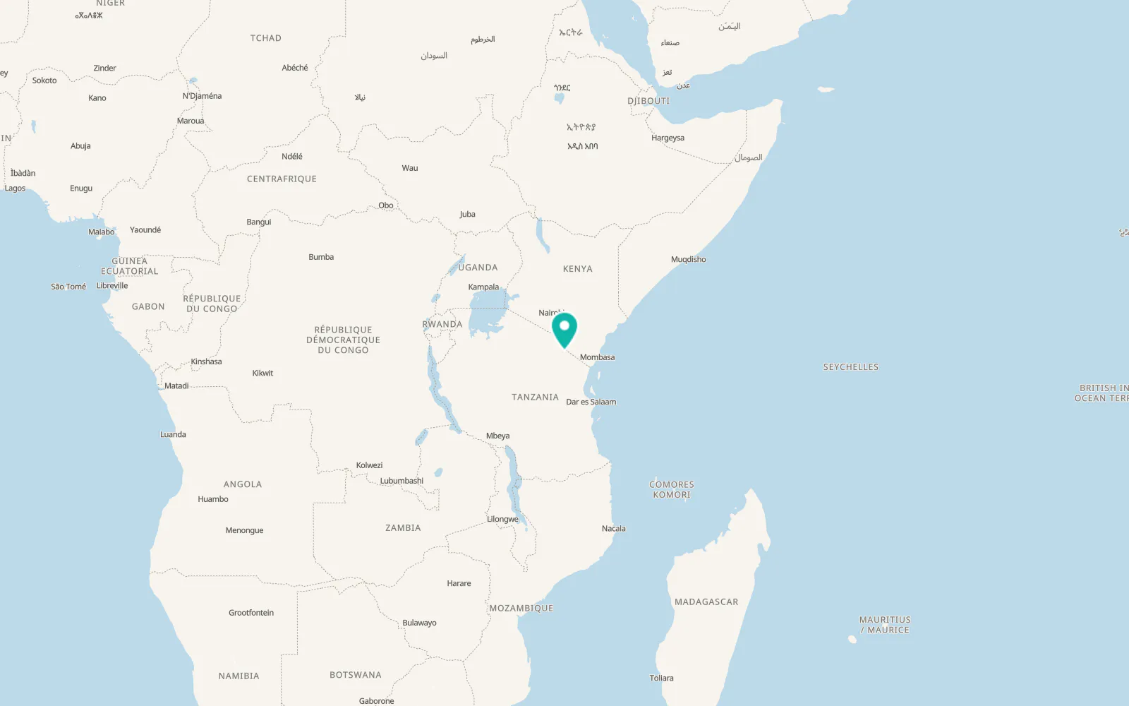 Map of Lembeni