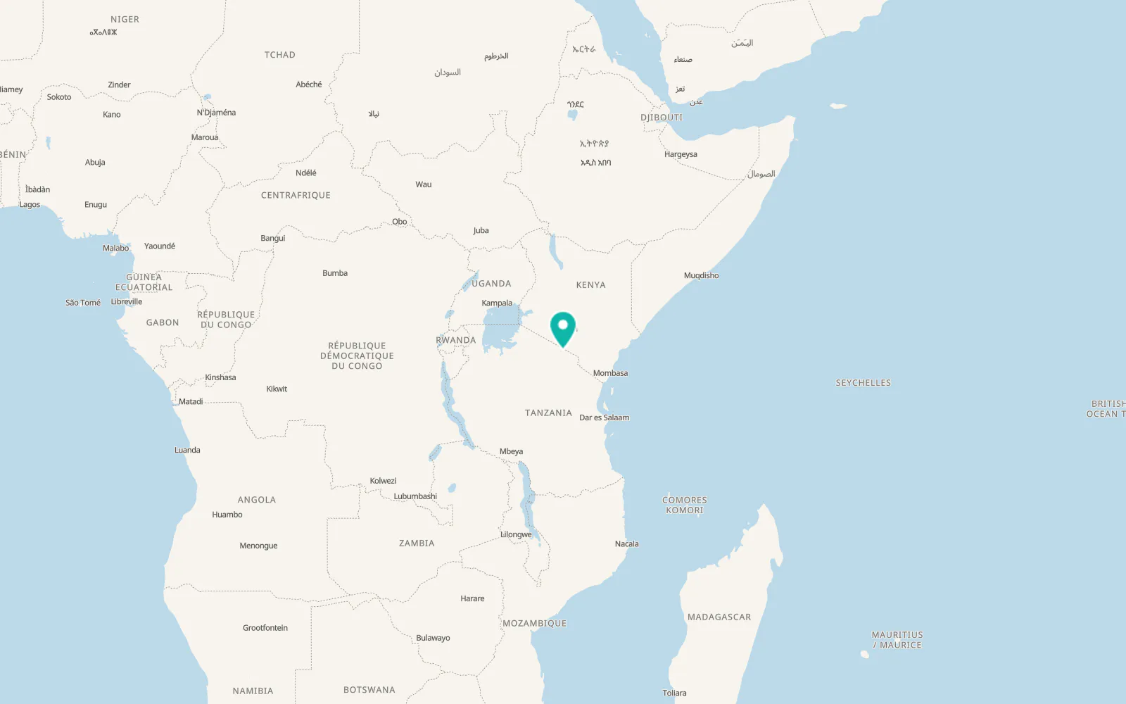 Map of Longido