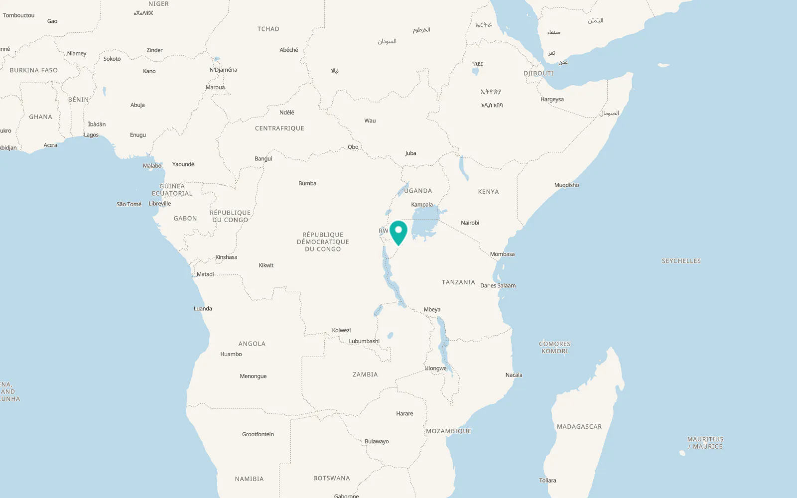 Map of Mabamba