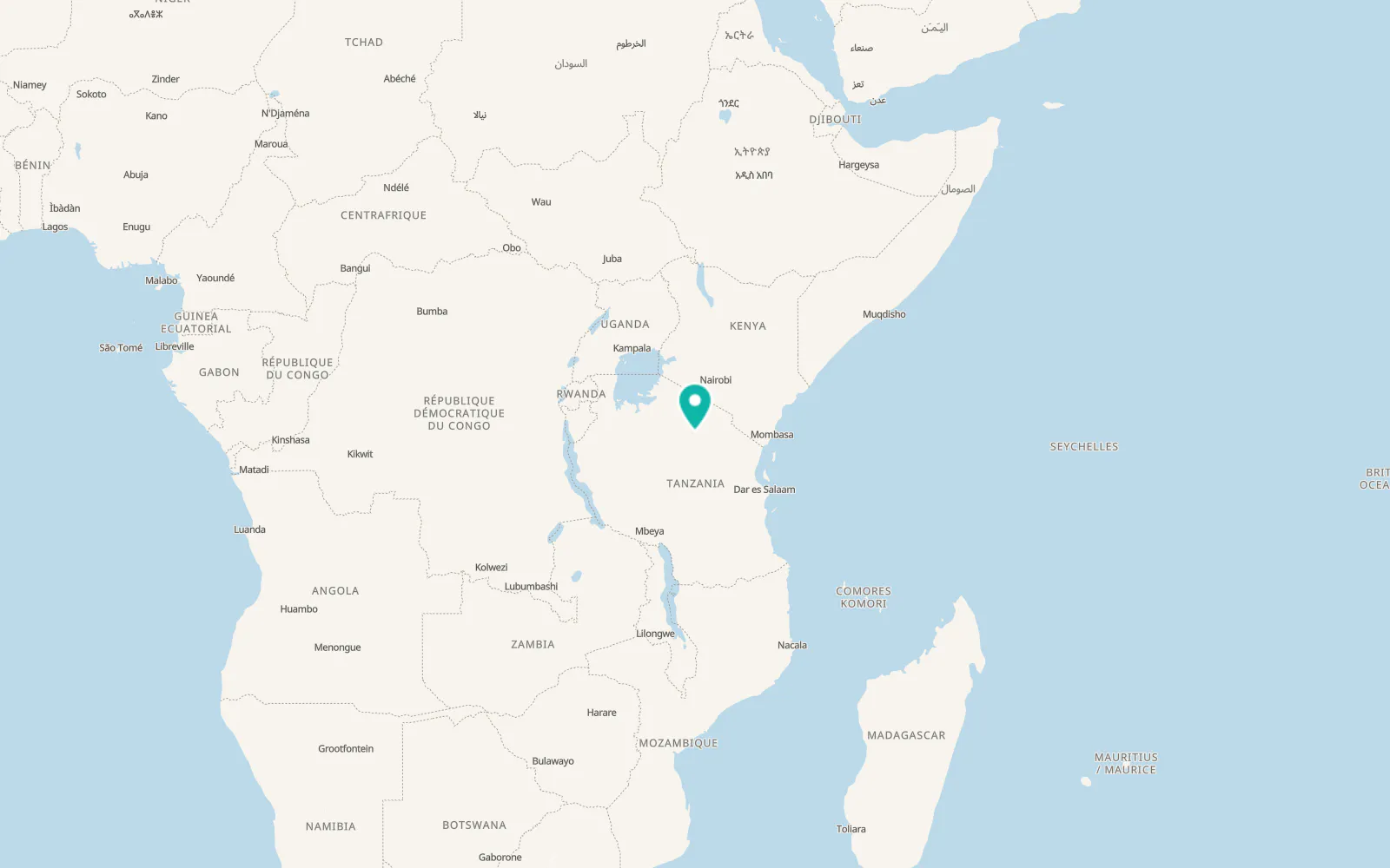 Map of Magugu