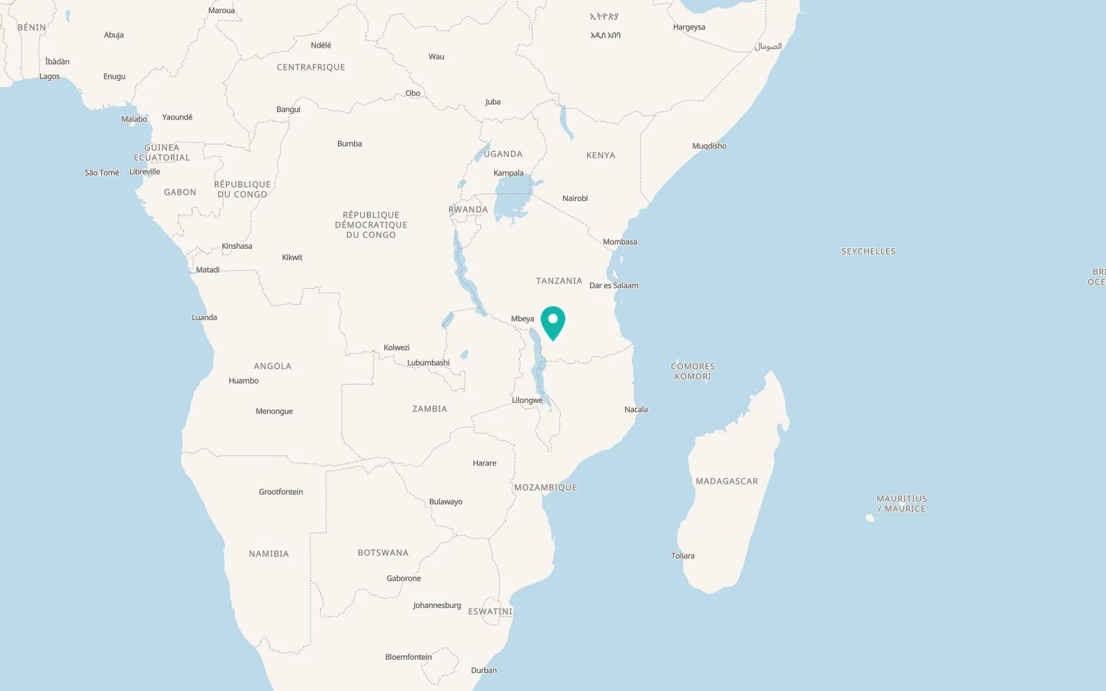 Map of Maposeni