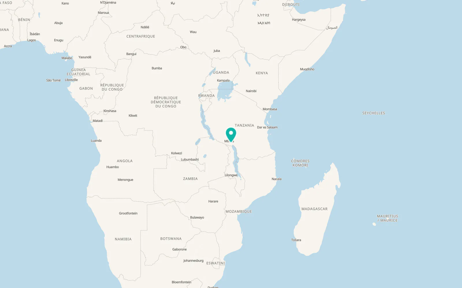 Map of Masoko