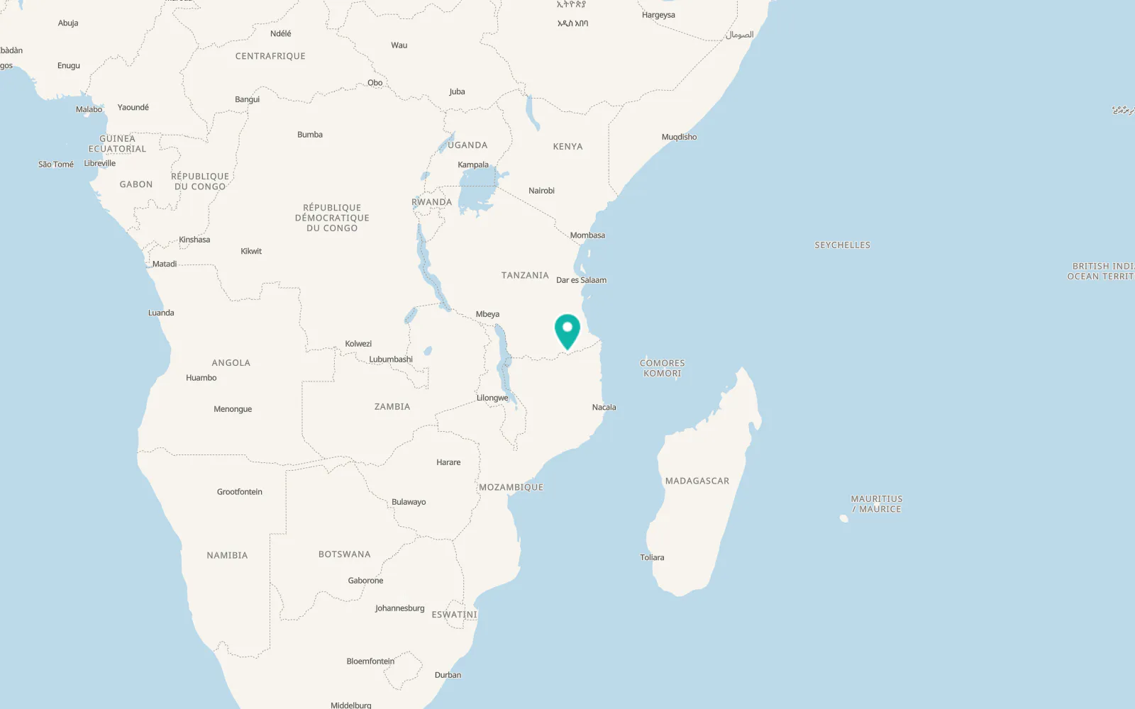 Map of Masuguru