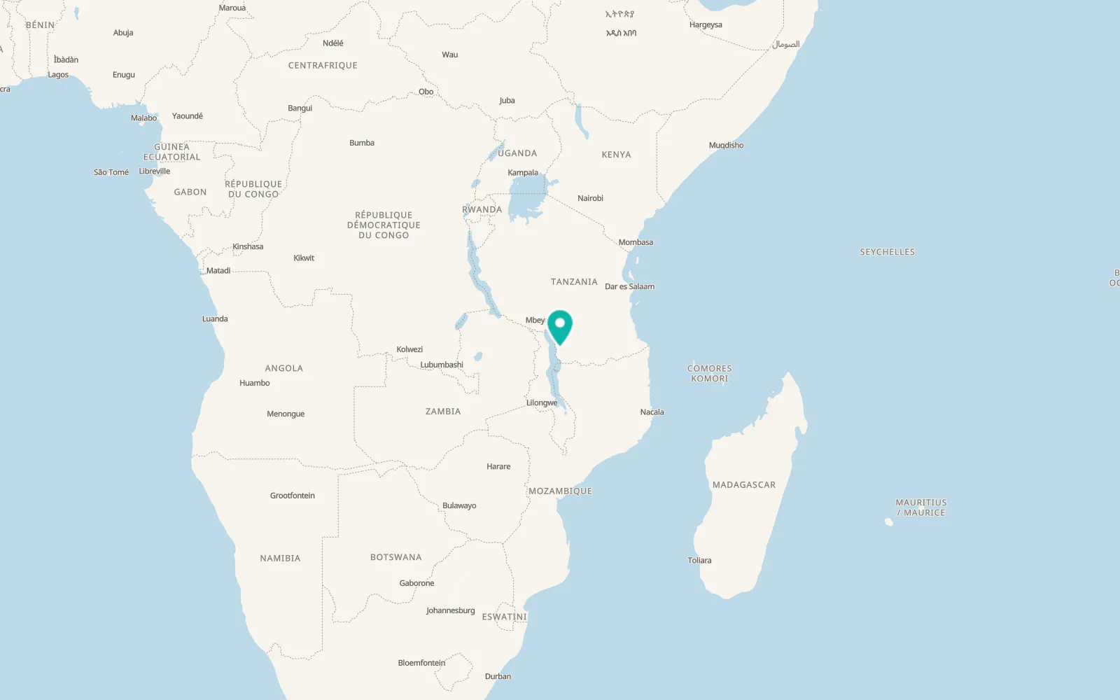 Map of Matiri