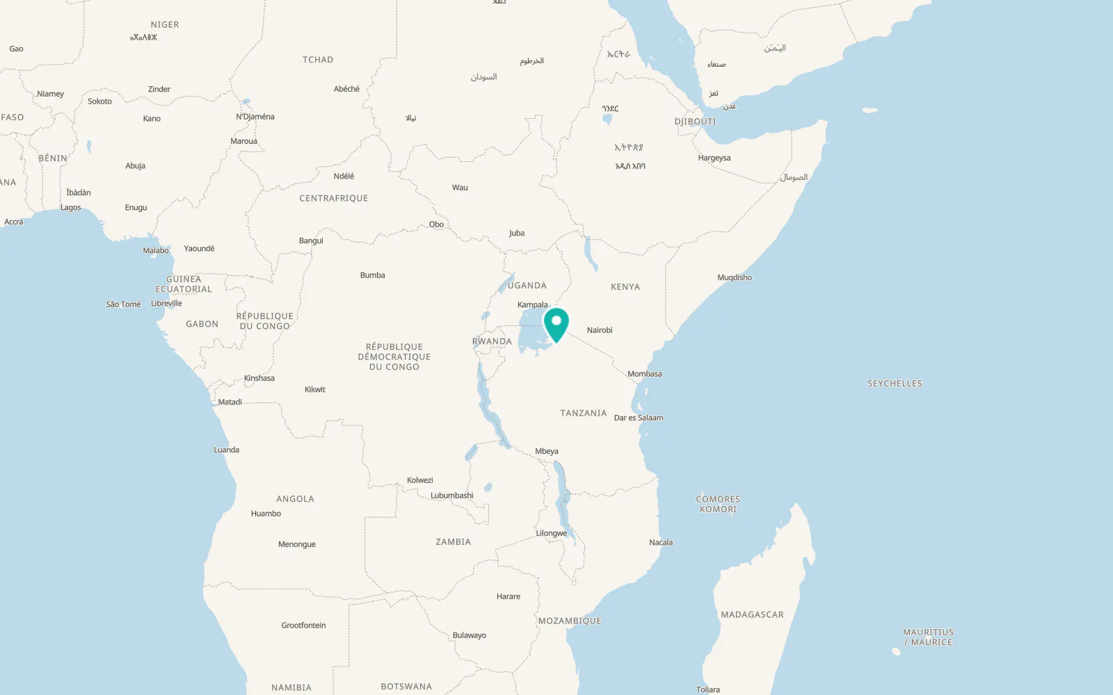 Map of Matonga
