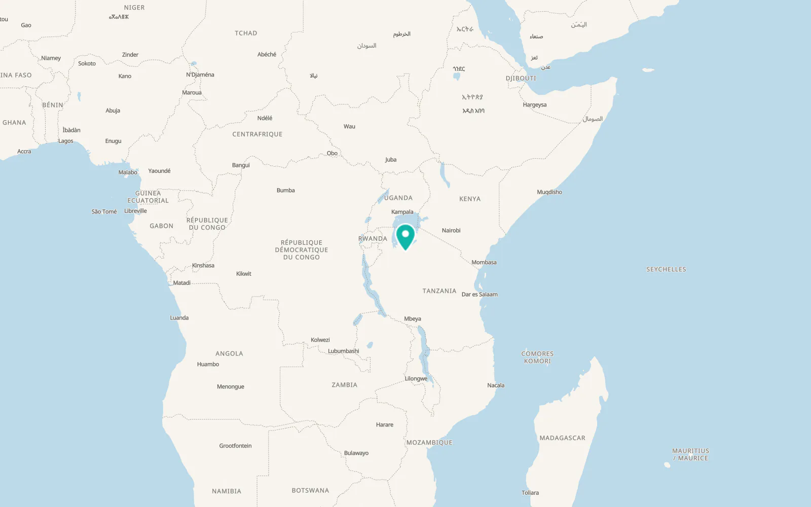Map of Mhango