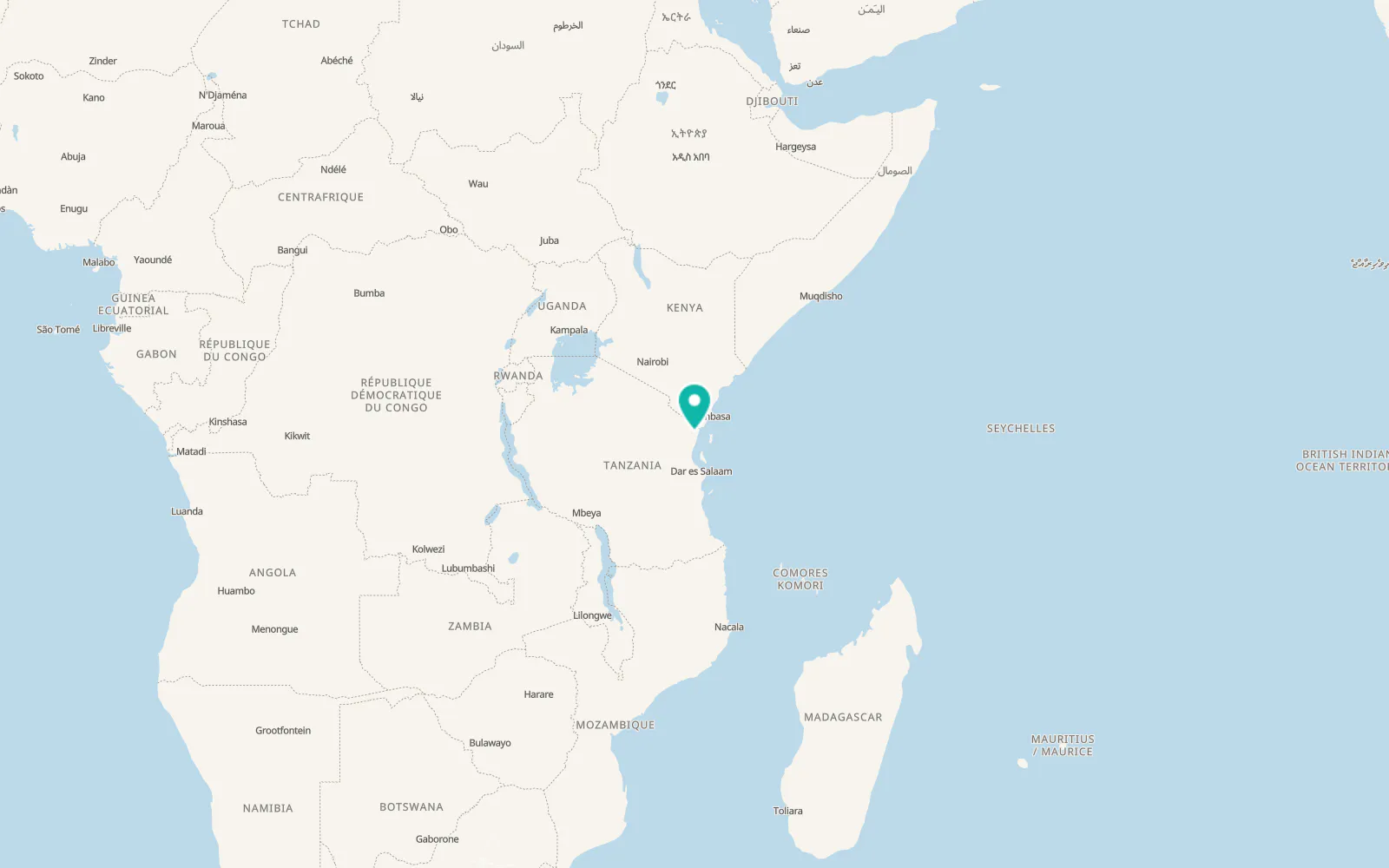 Map of Mlalo