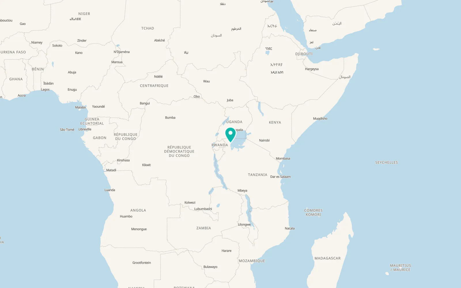 Map of Muleba