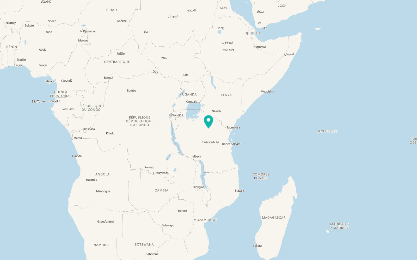 Map of Nangwa