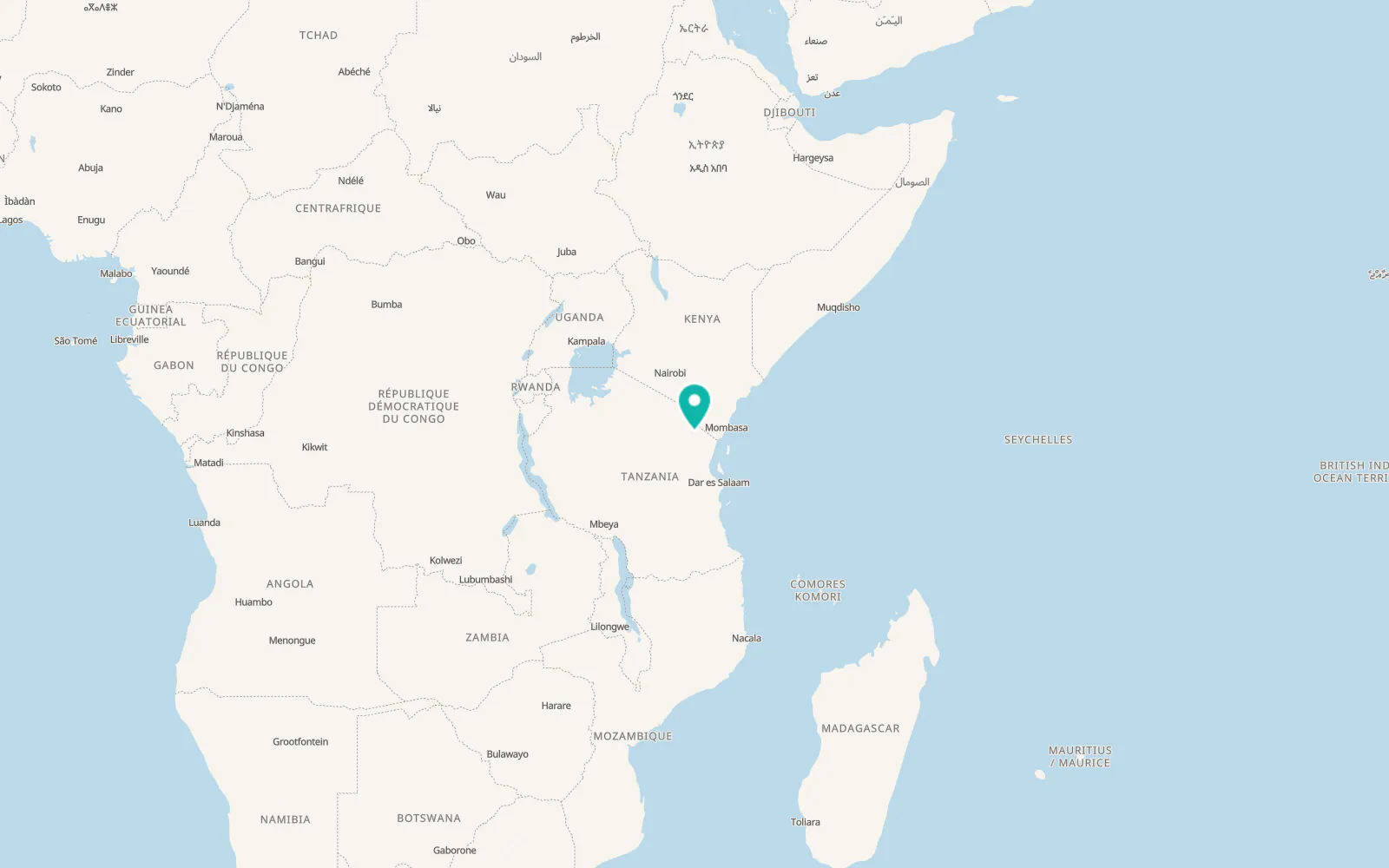 Map of Ndungu