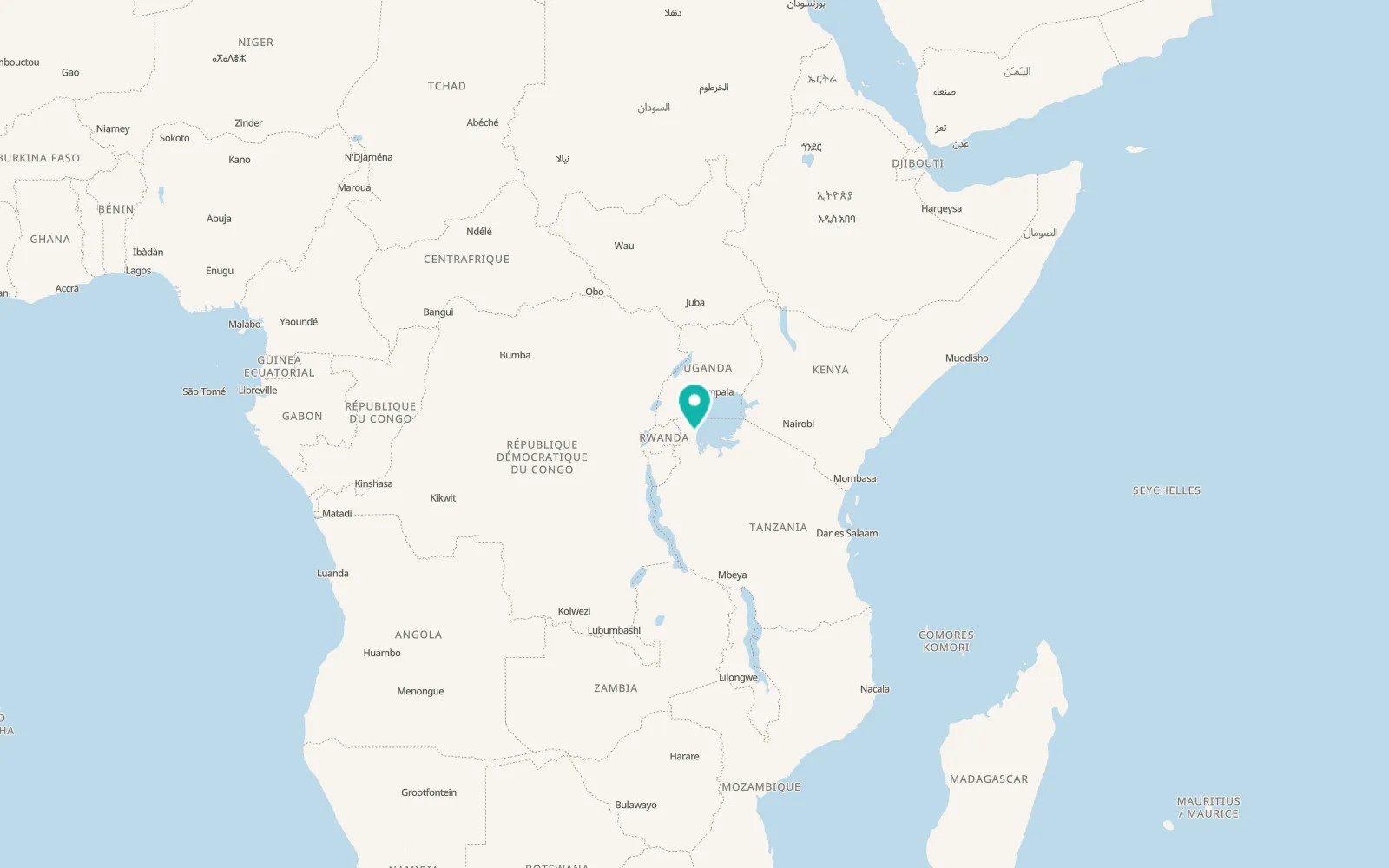 Map of Nshamba