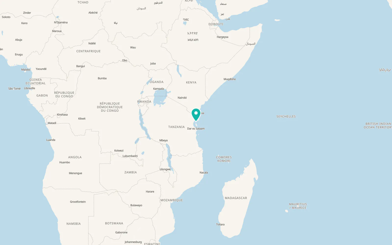 Map of Nungwi