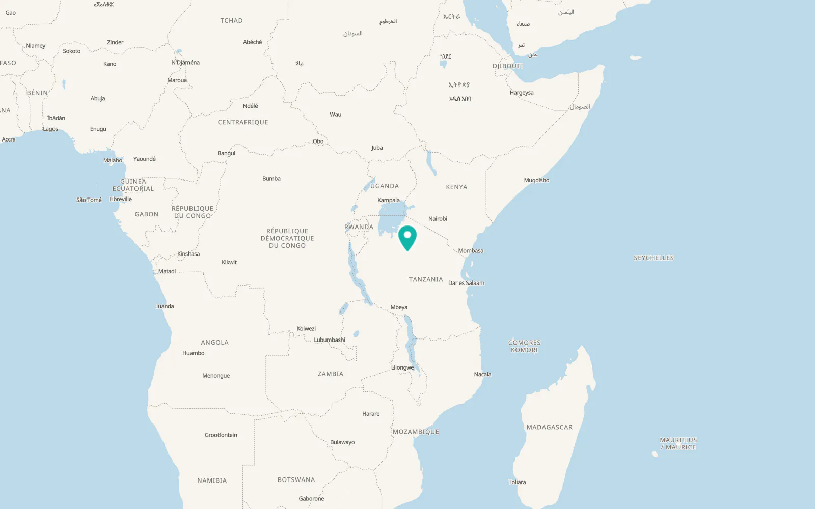Map of Shelui