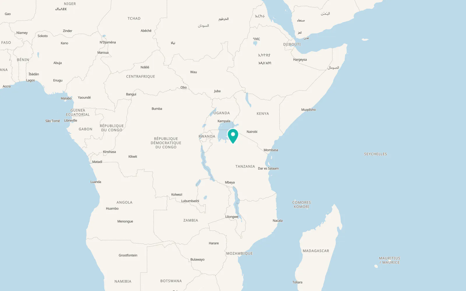 Map of Somanda