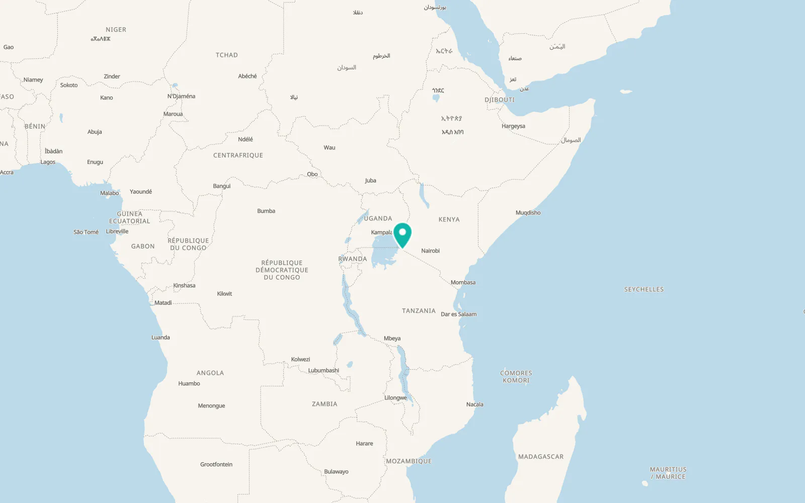 Map of Tarime