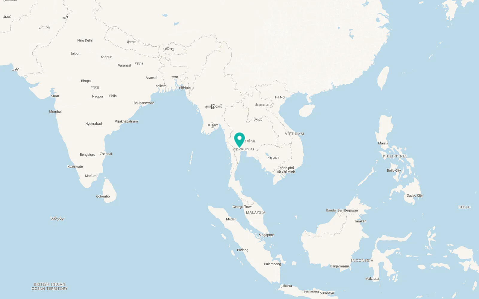 Map of Ban I Chang
