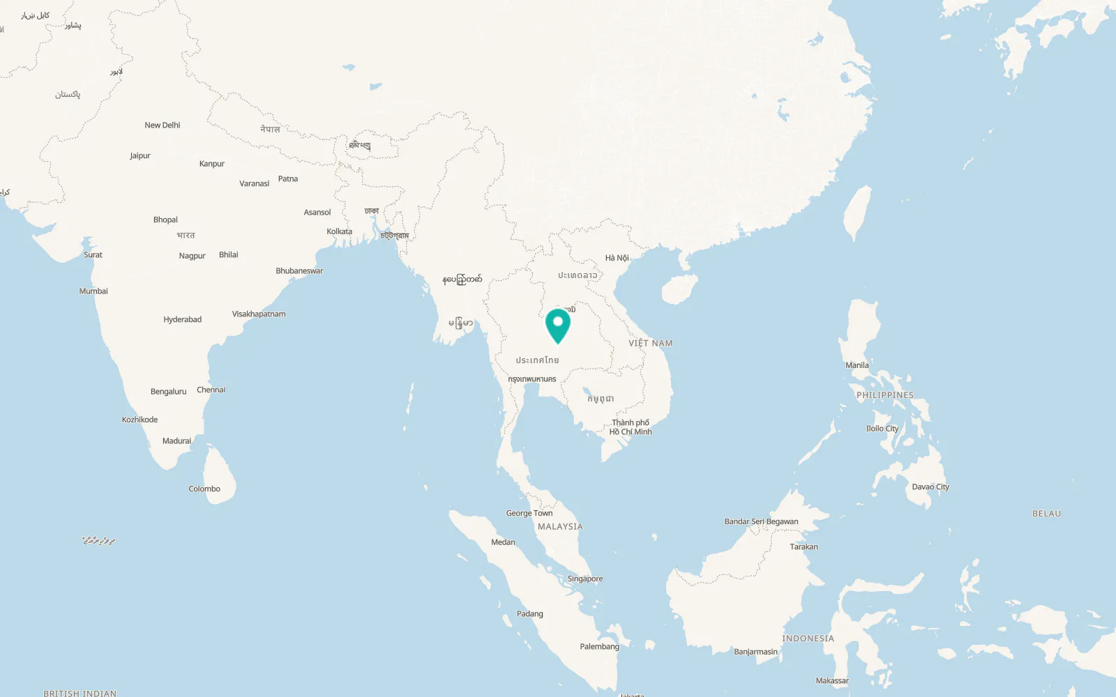 Map of Ban Lueam