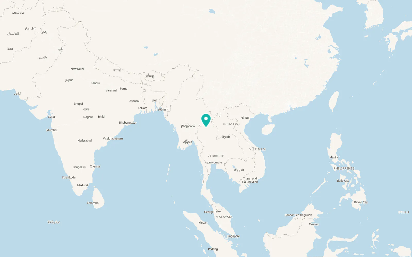 Map of Ban Mae Waen