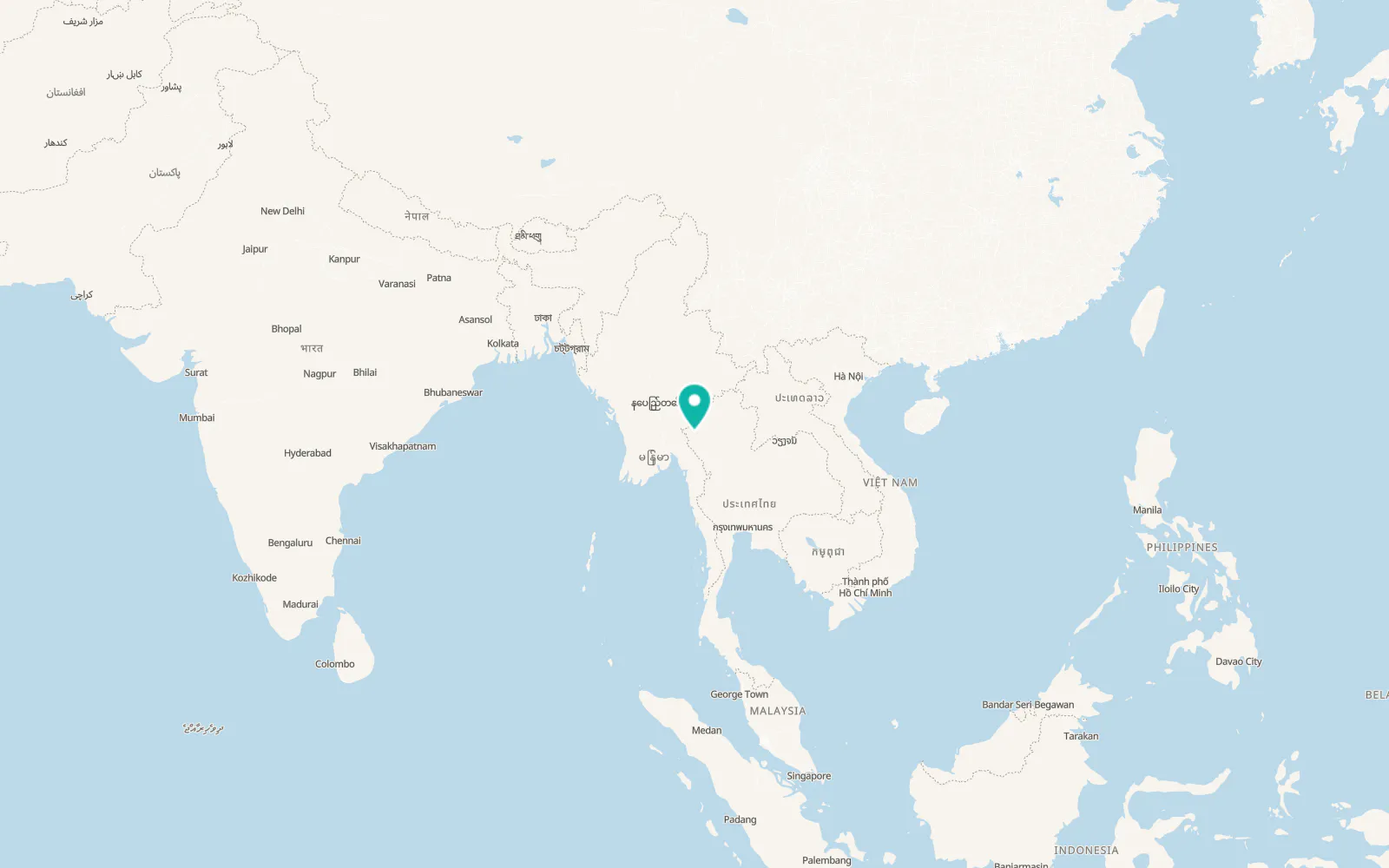 Map of Ban Pa Pae