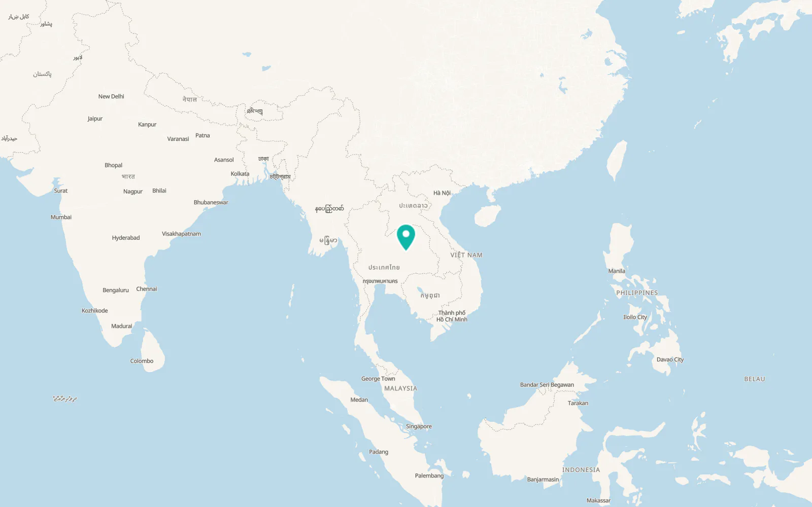 Map of Ban Phai