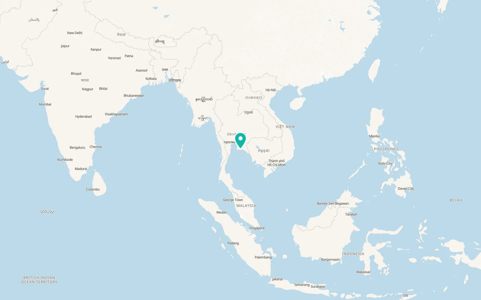 Map of Ban Phe