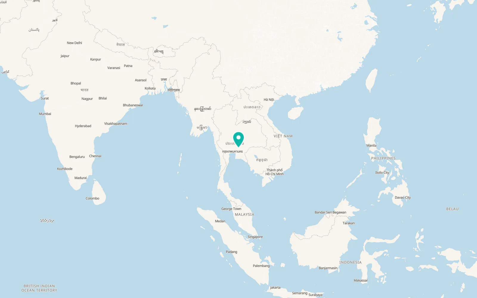 Map of Ban Phra