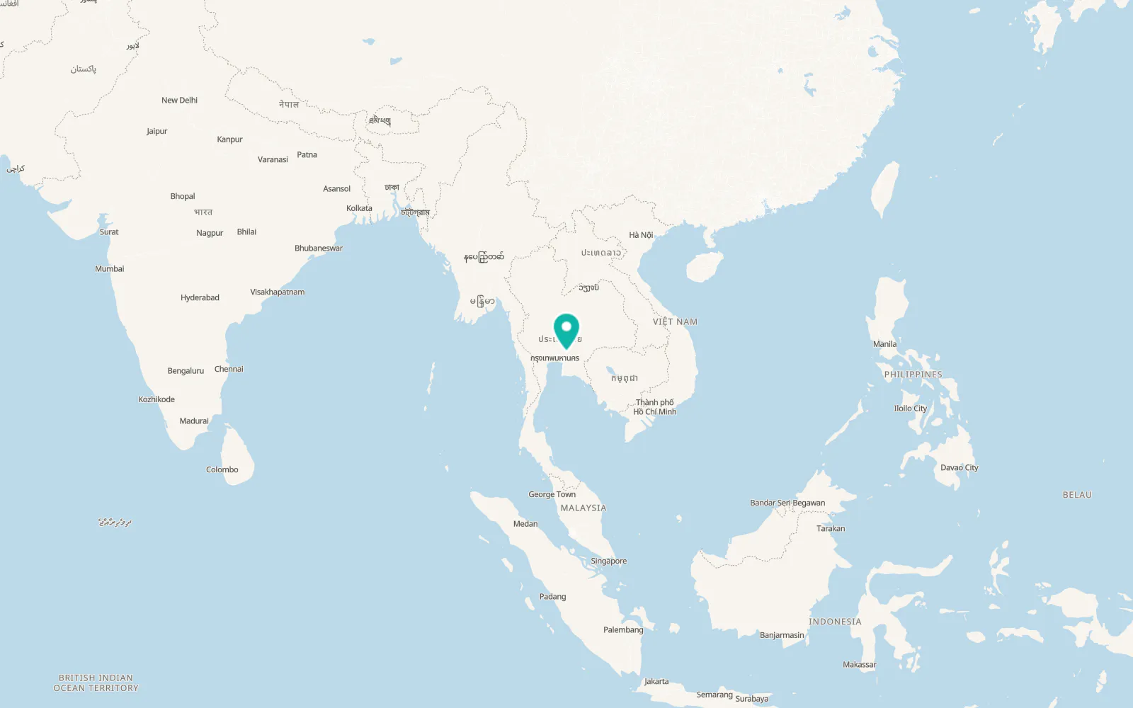 Map of Ban Sang