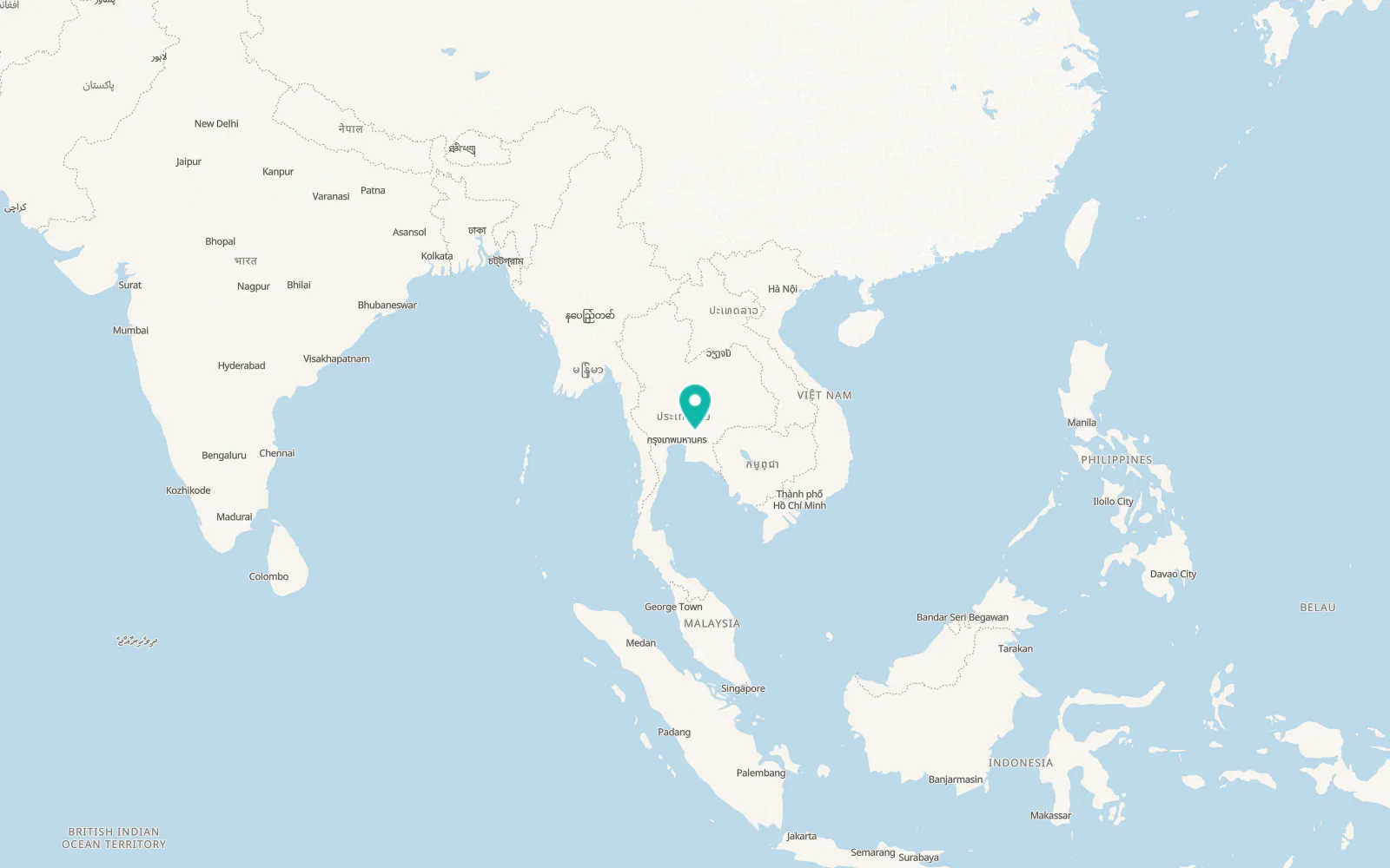 Map of Ban Tha Ngam