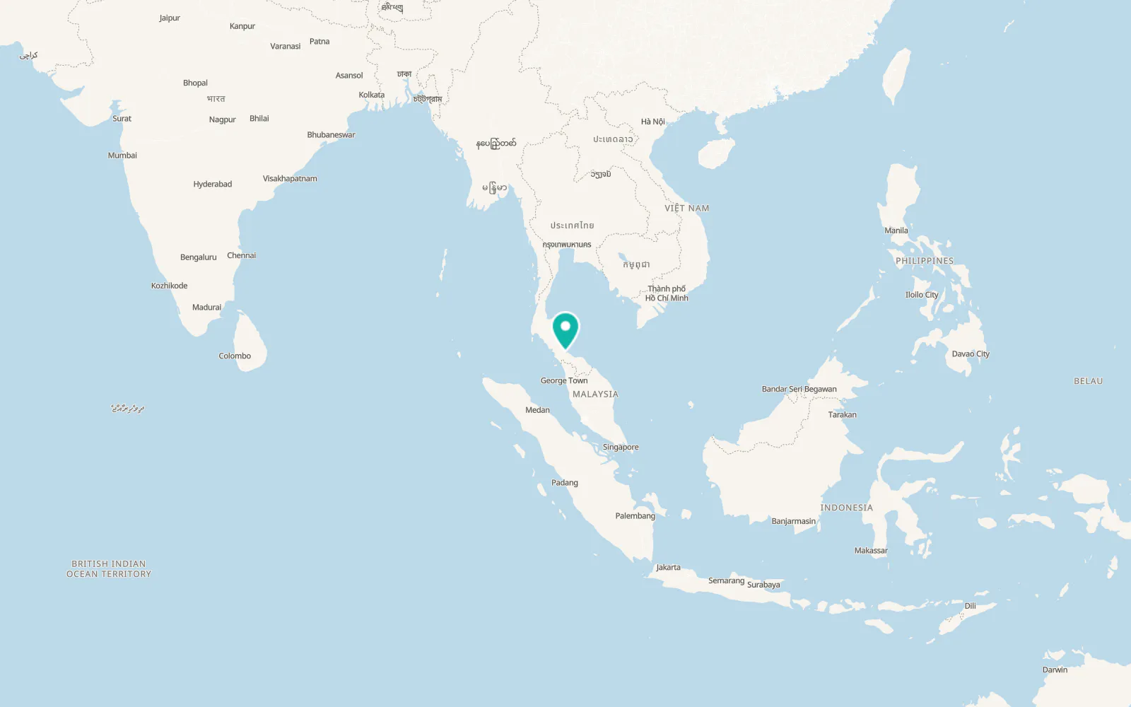 Map of Bang Klam