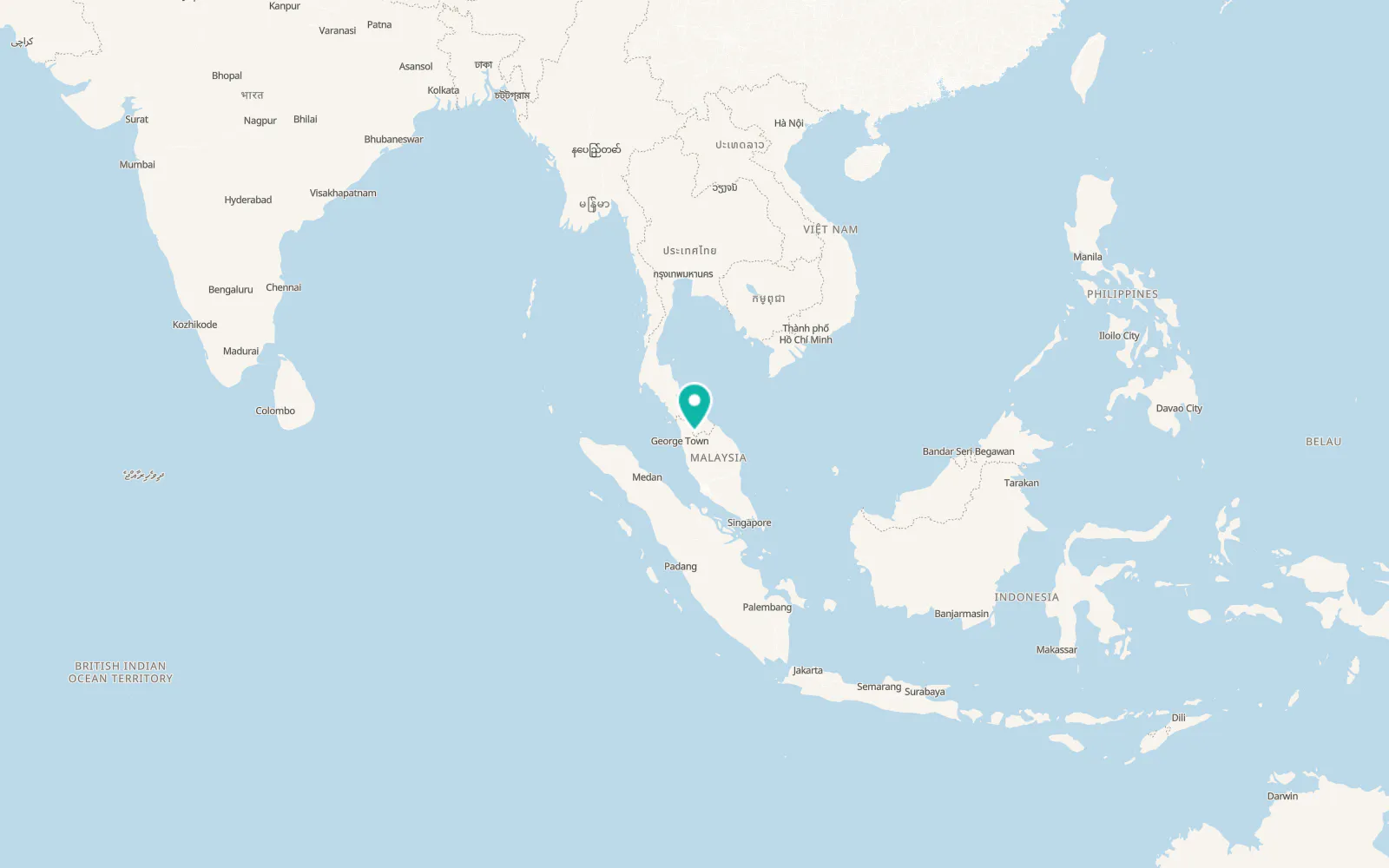 Map of Betong