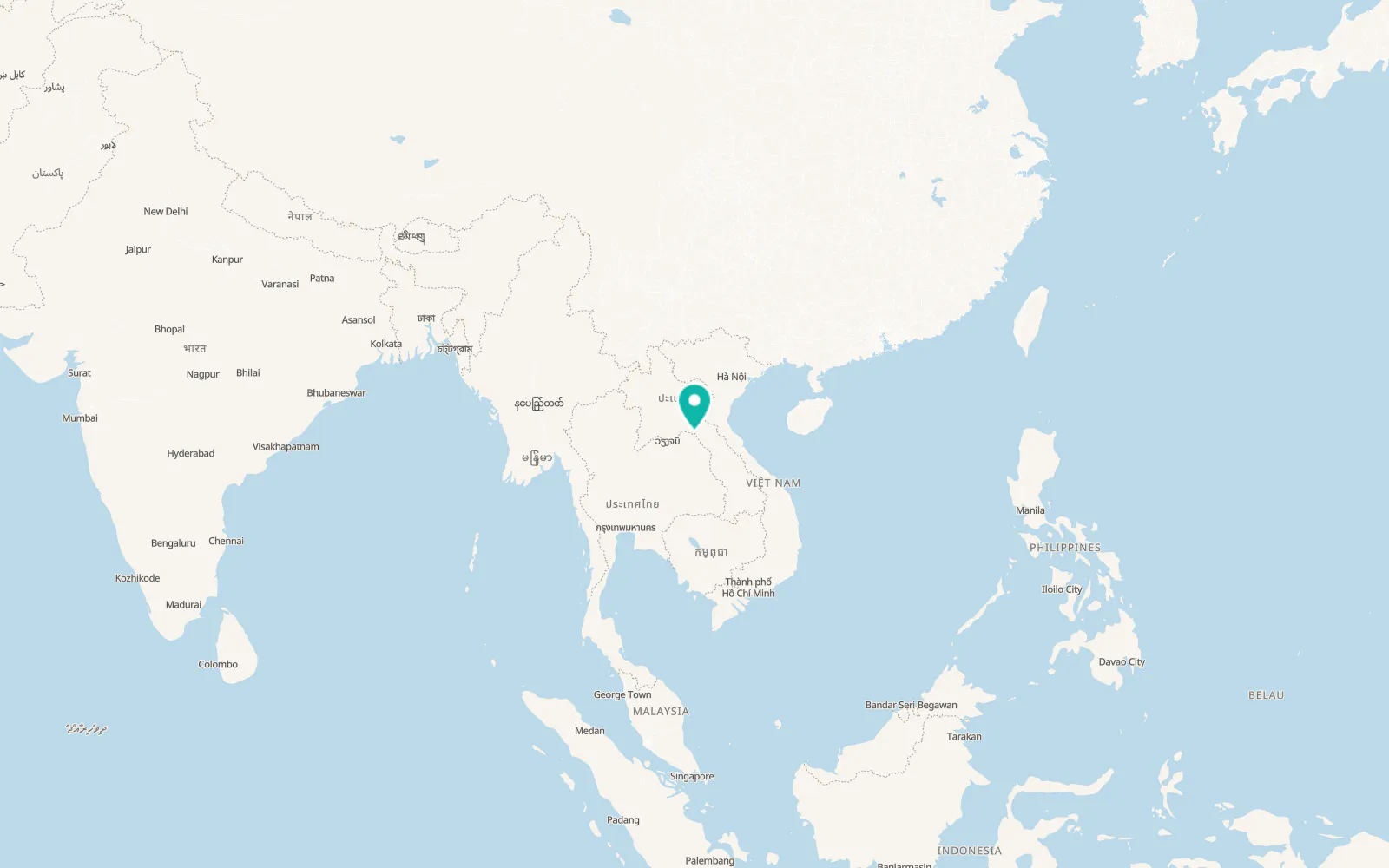 Map of Bung Khla
