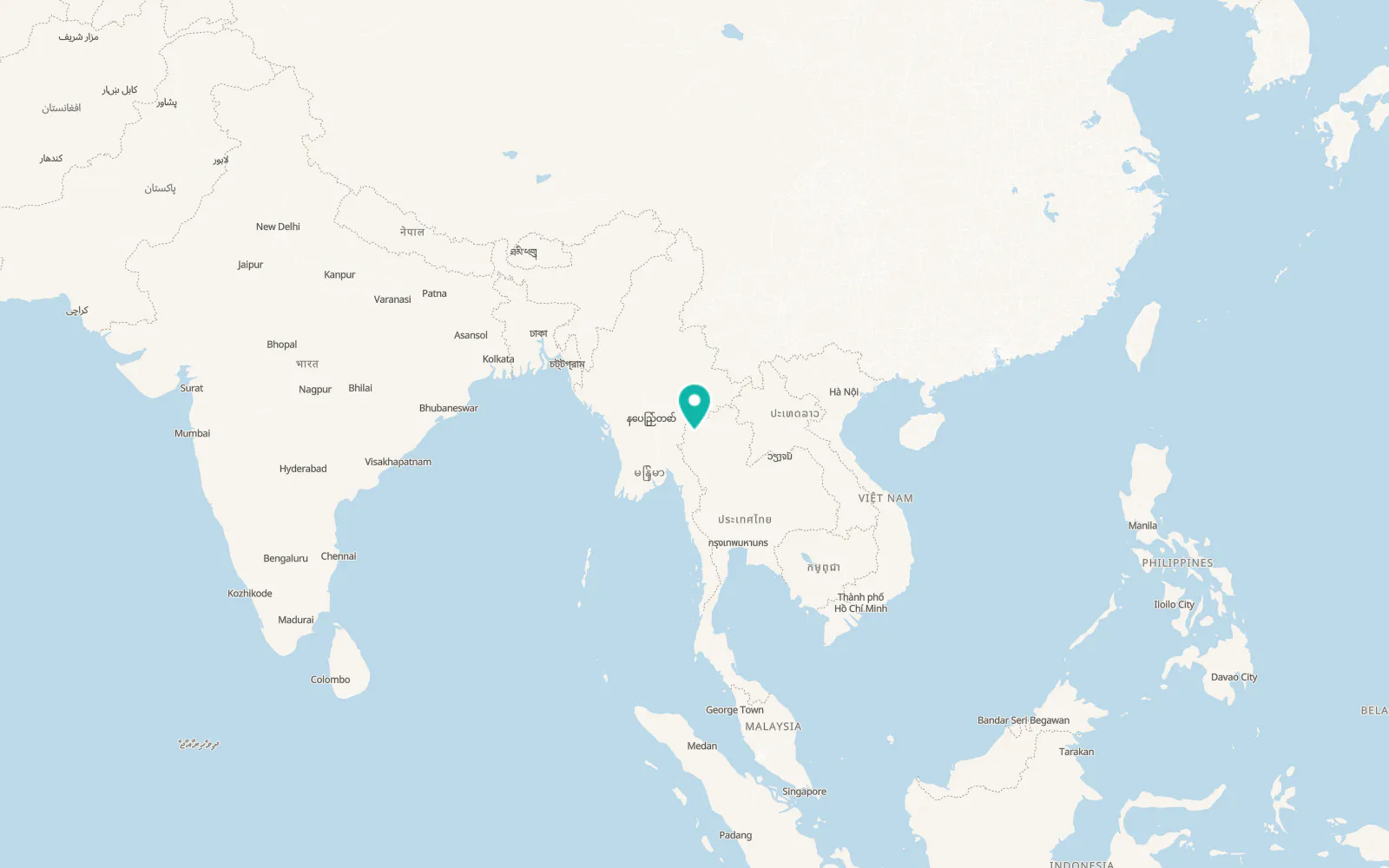 Map of Chaem Luang