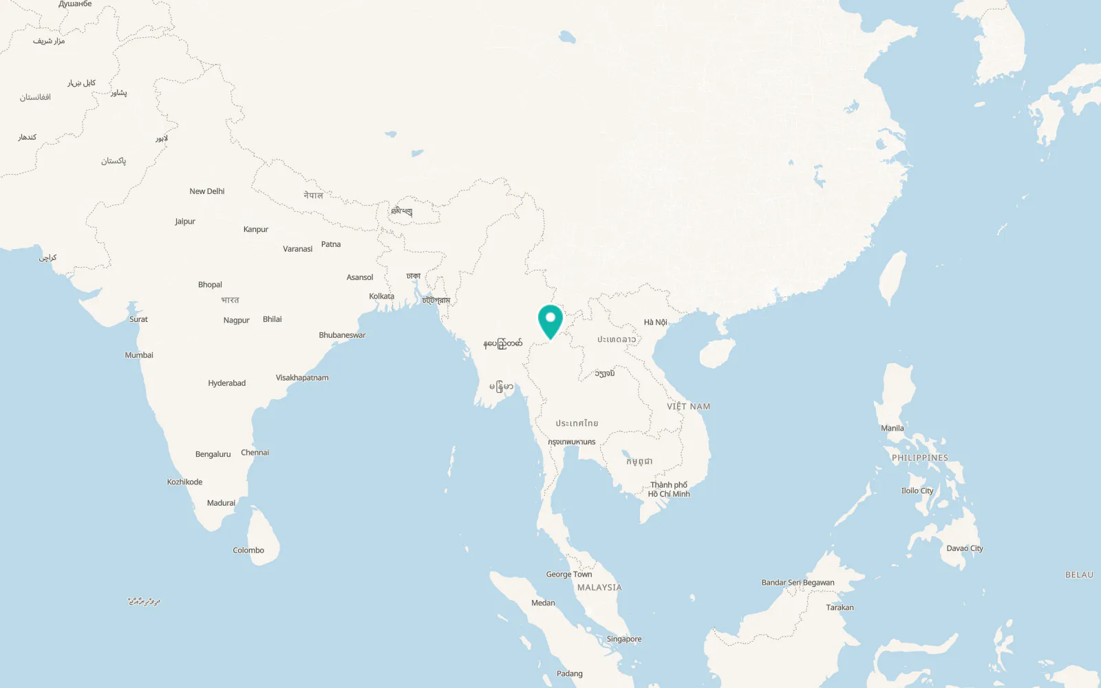 Map of Chai Prakan