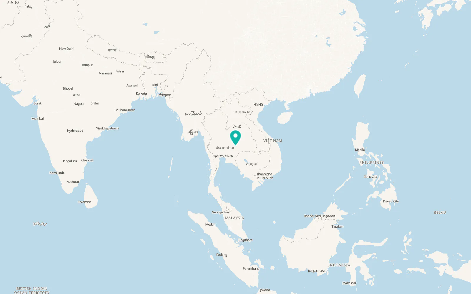 Map of Chakkarat