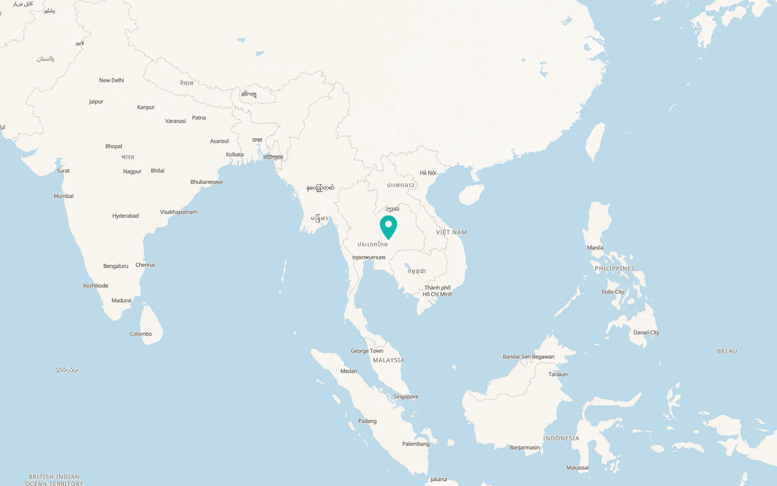 Map of Chaloem Phra Kiat
