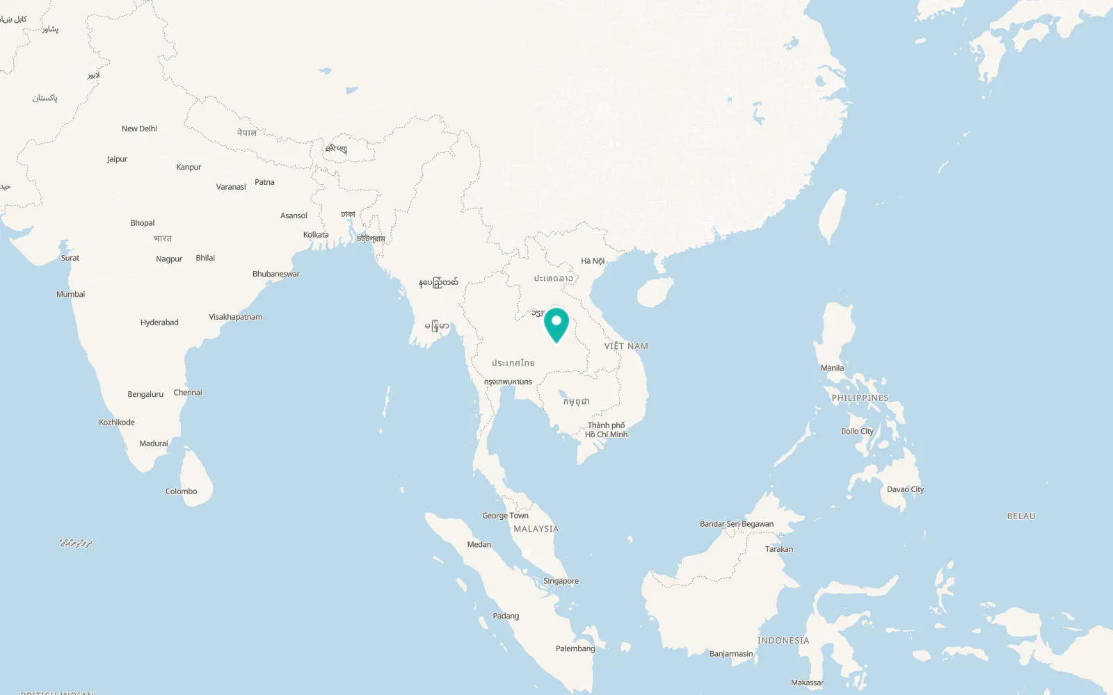 Map of Chaturaphak Phiman