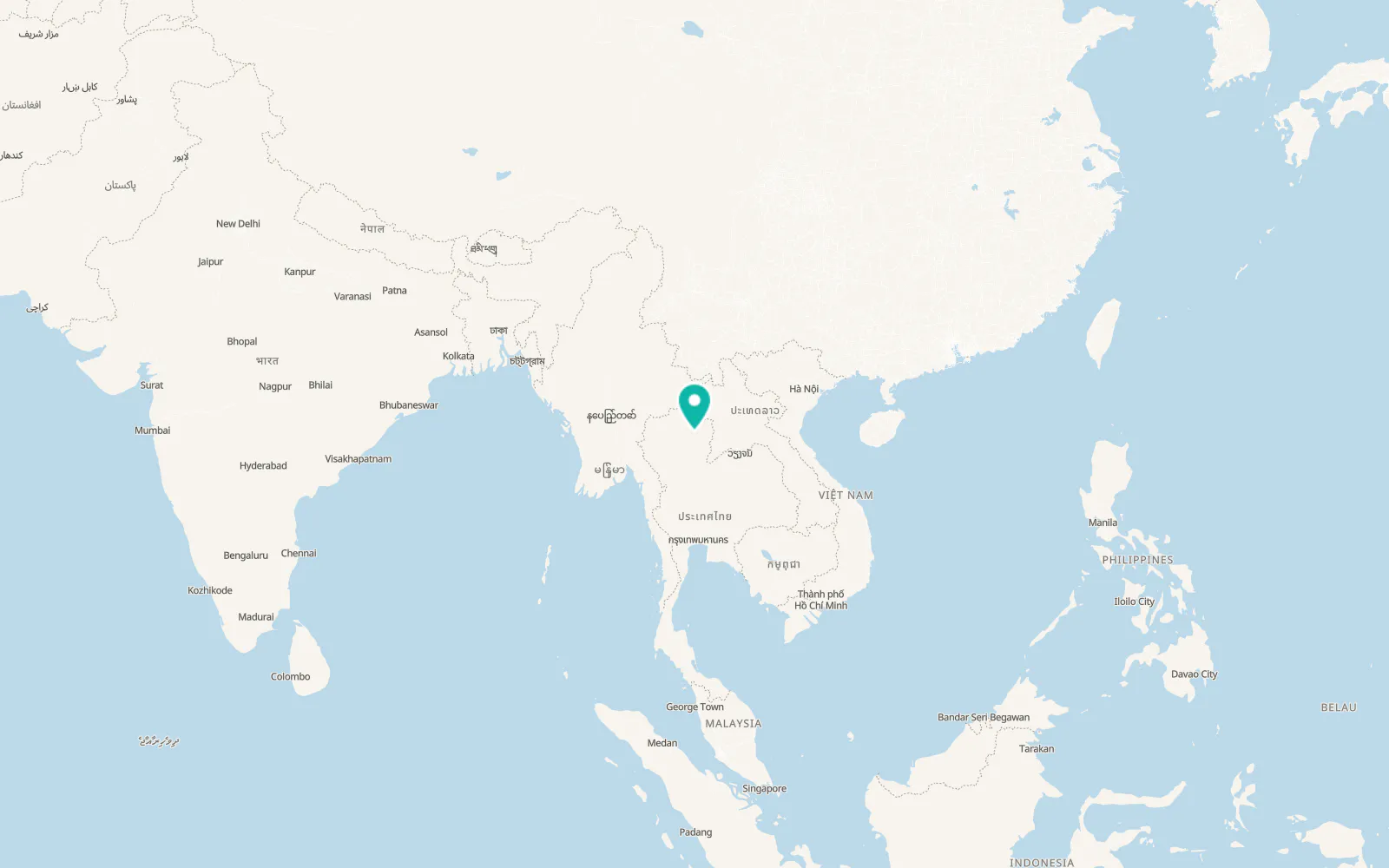 Map of Chiang Muan