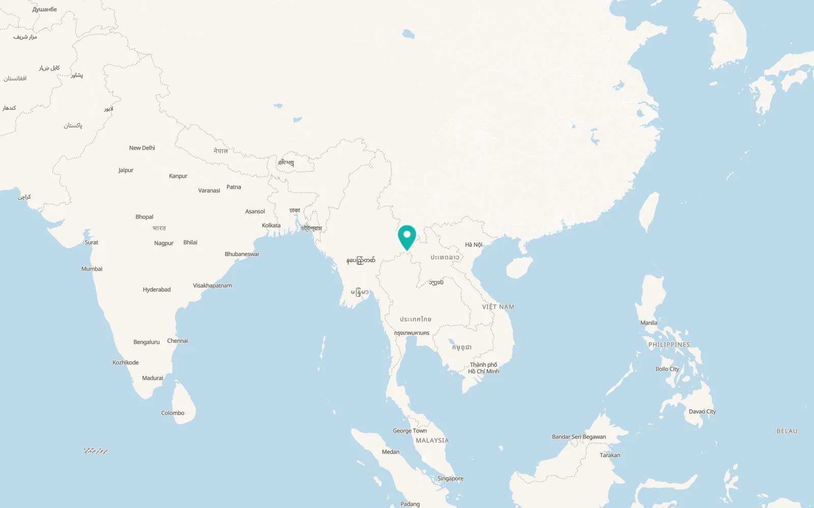 Map of Chiang Saen