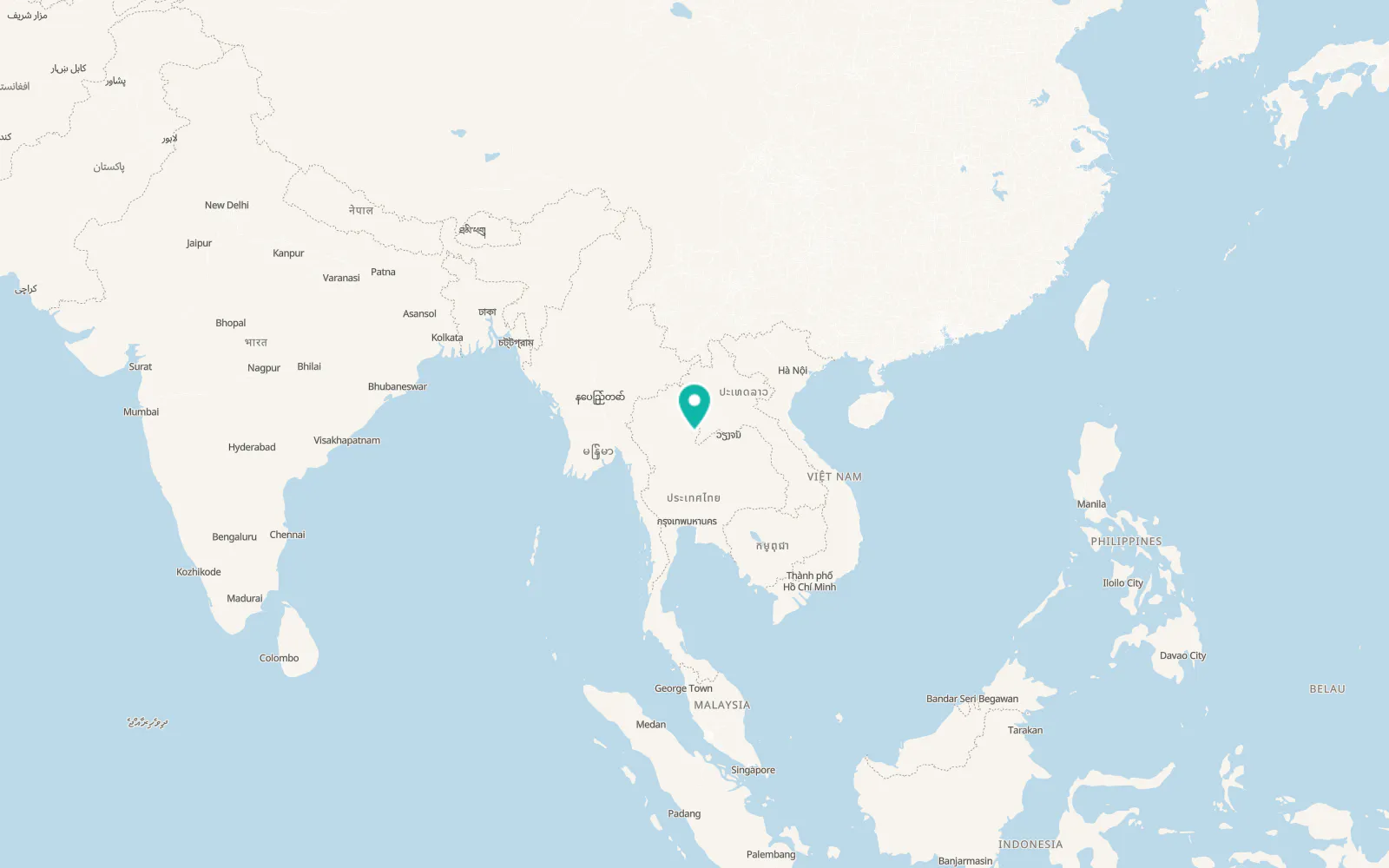 Map of Fak Tha