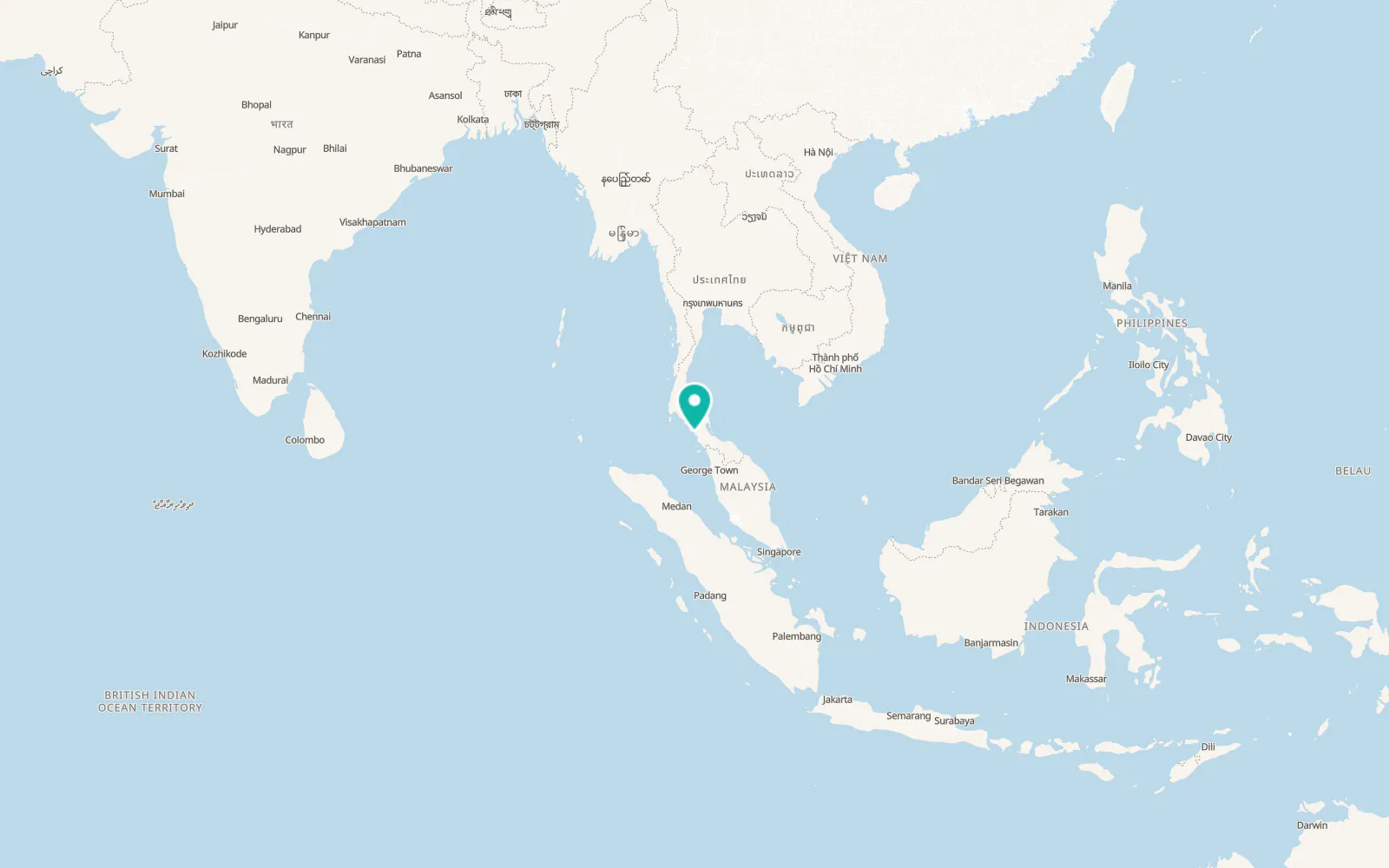 Map of Hat Samran