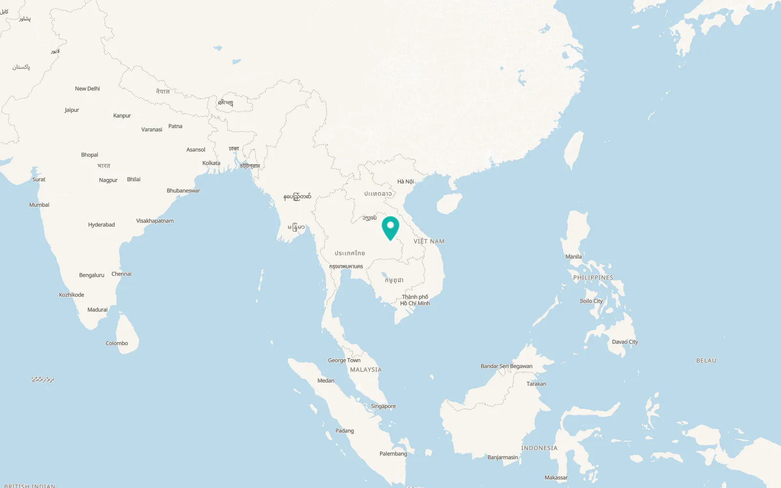 Map of Hua Taphan