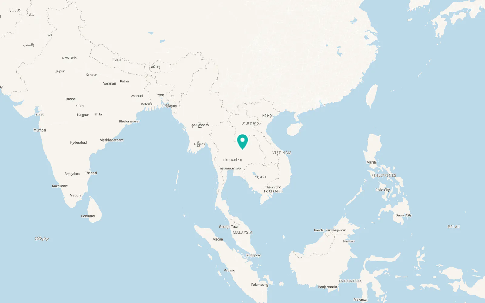 Map of Kaeng Khro