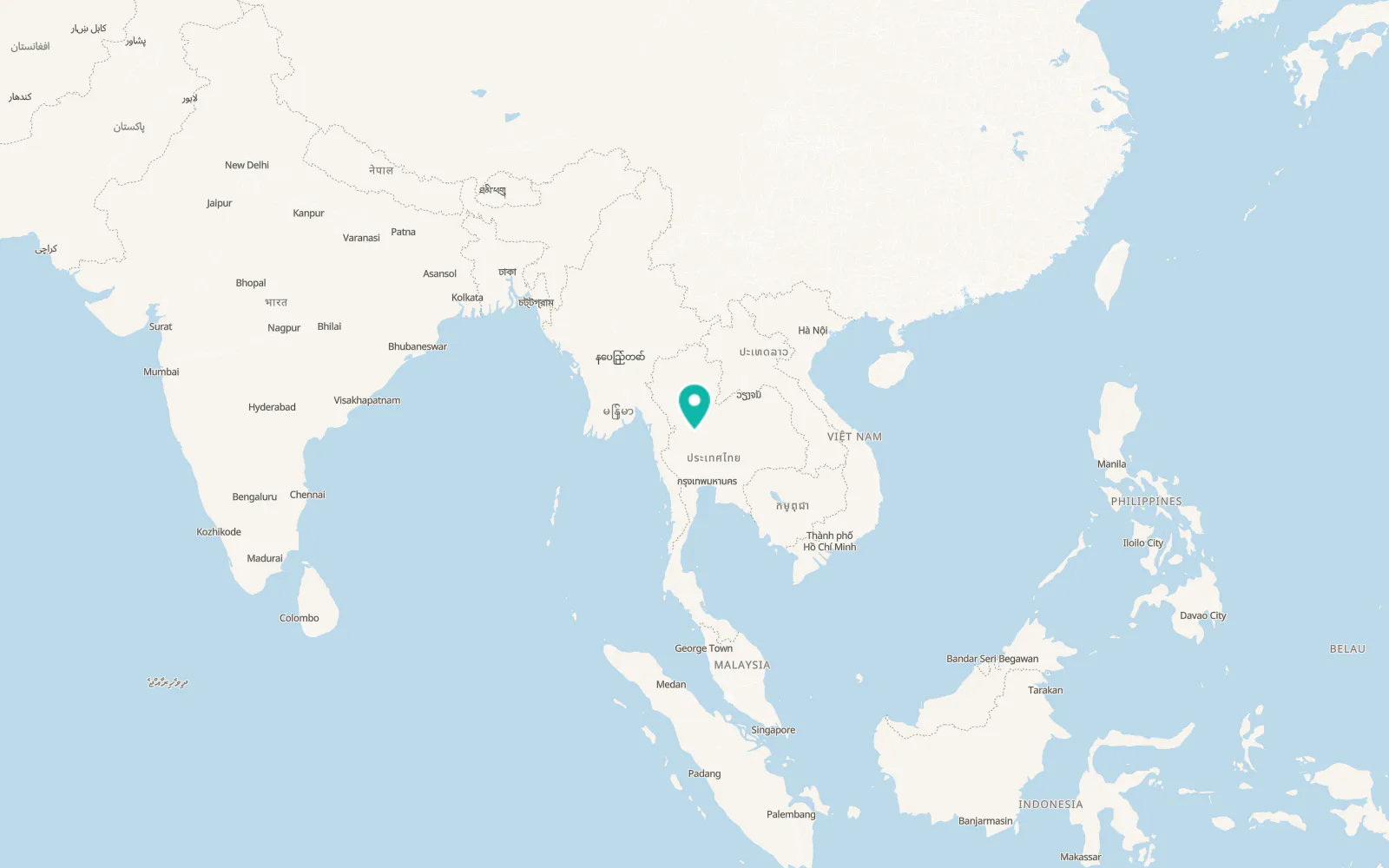 Map of Khanu Woralaksaburi