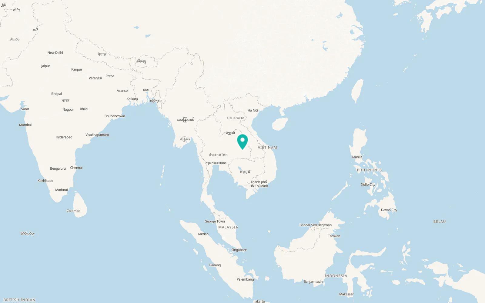 Map of Kho Wang