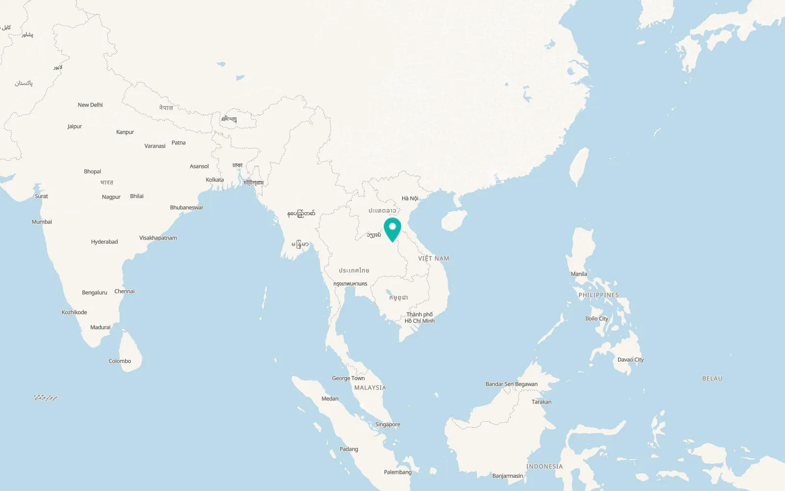Map of Khok Si Suphan