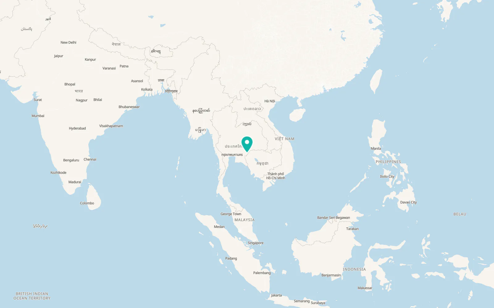 Map of Khok Sung