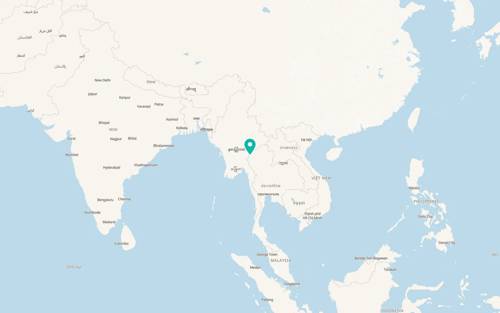 Map of Khun Yuam