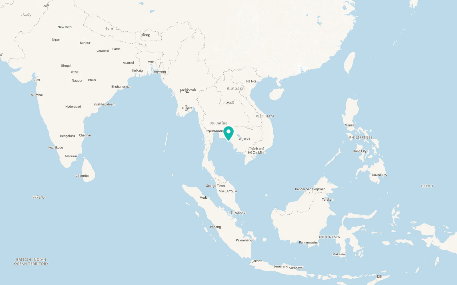 Map of Ko Chang Tai